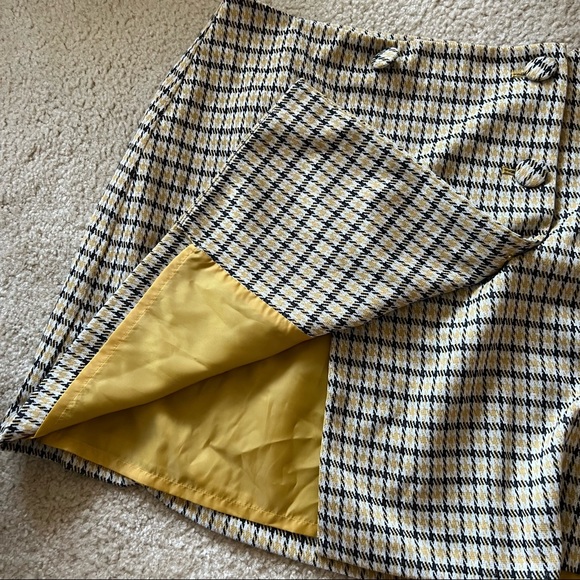 Candie's Skirts Candies Plaid Skirt With Functional Buttons Nwt